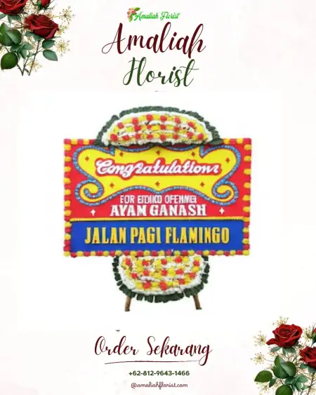 Sewa Papan Bunga Boros